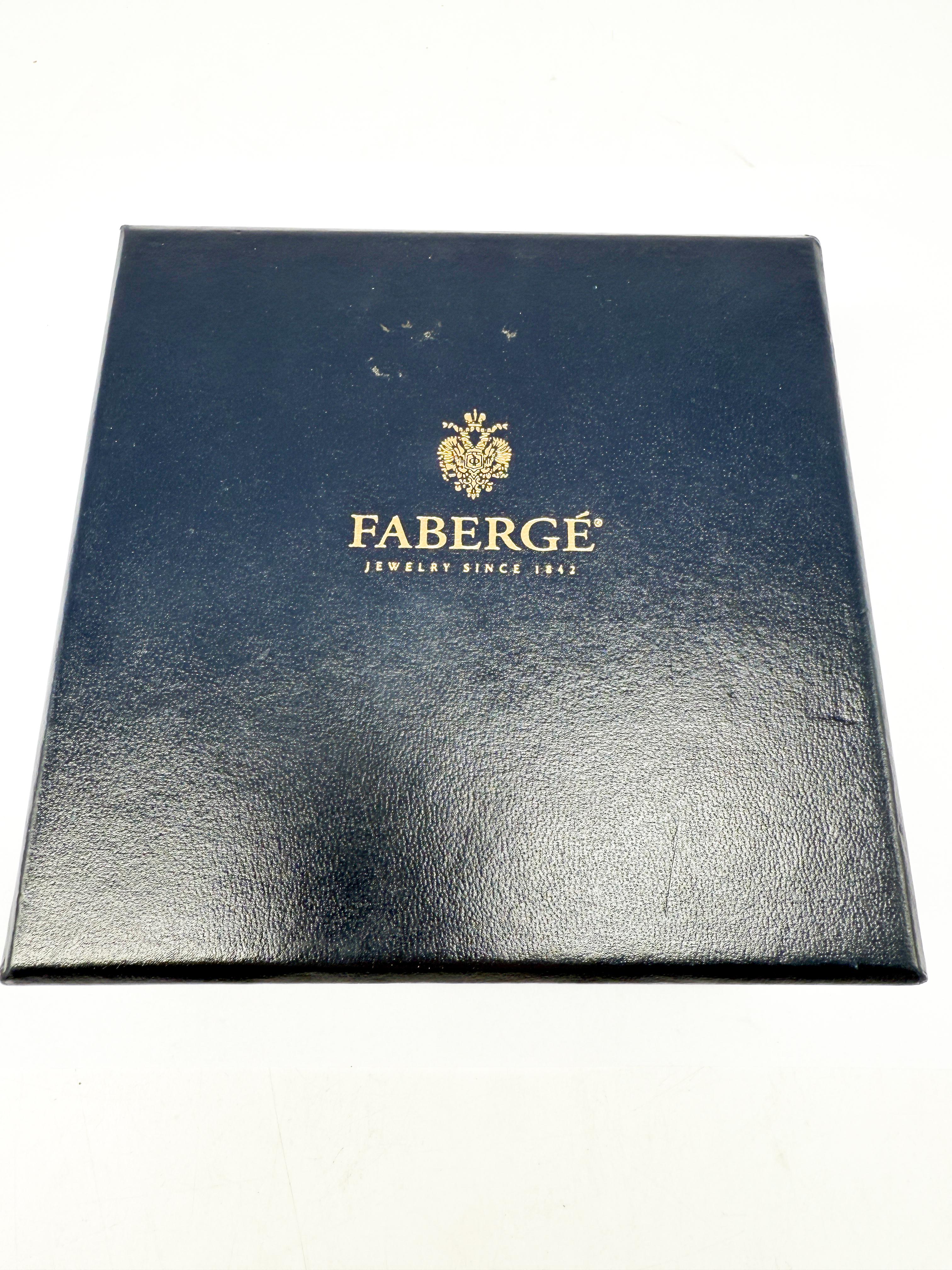 Ciondolo Fabergé in oro giallo 18 carati con diamanti - Edizione limitata 132/300 in vendita 1