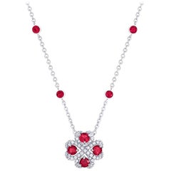 Fabergé Quadrille Ruby Pendant, US Clients