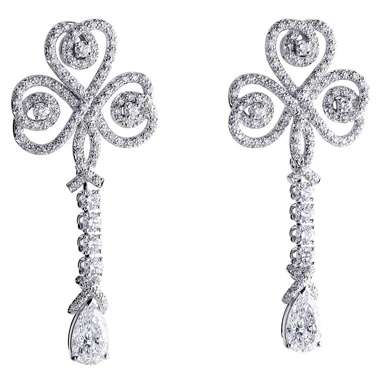 Fabergé Rêveries Diamond Earrings, US Clients For Sale