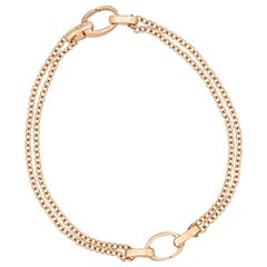 Fabergé Rose Gold Dual Charm Bracelet, US Clients