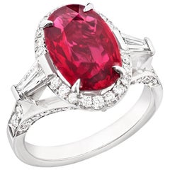 Fabergé Ruby Oval Ring, US Clients