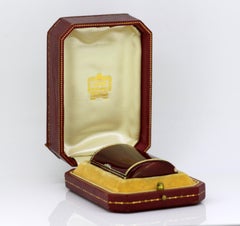 Fabergé, Silver and Enamel Snuff / Cigarette Box, Retail by Cartier, 1936