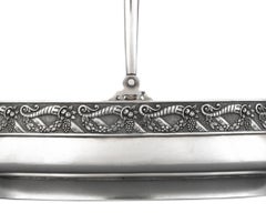 Faberge Silver Cake Basket