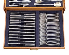 Service de couverts en argent Fabergé pour 24 personnes