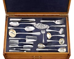 Fabergé Silver Flatware Service for 24