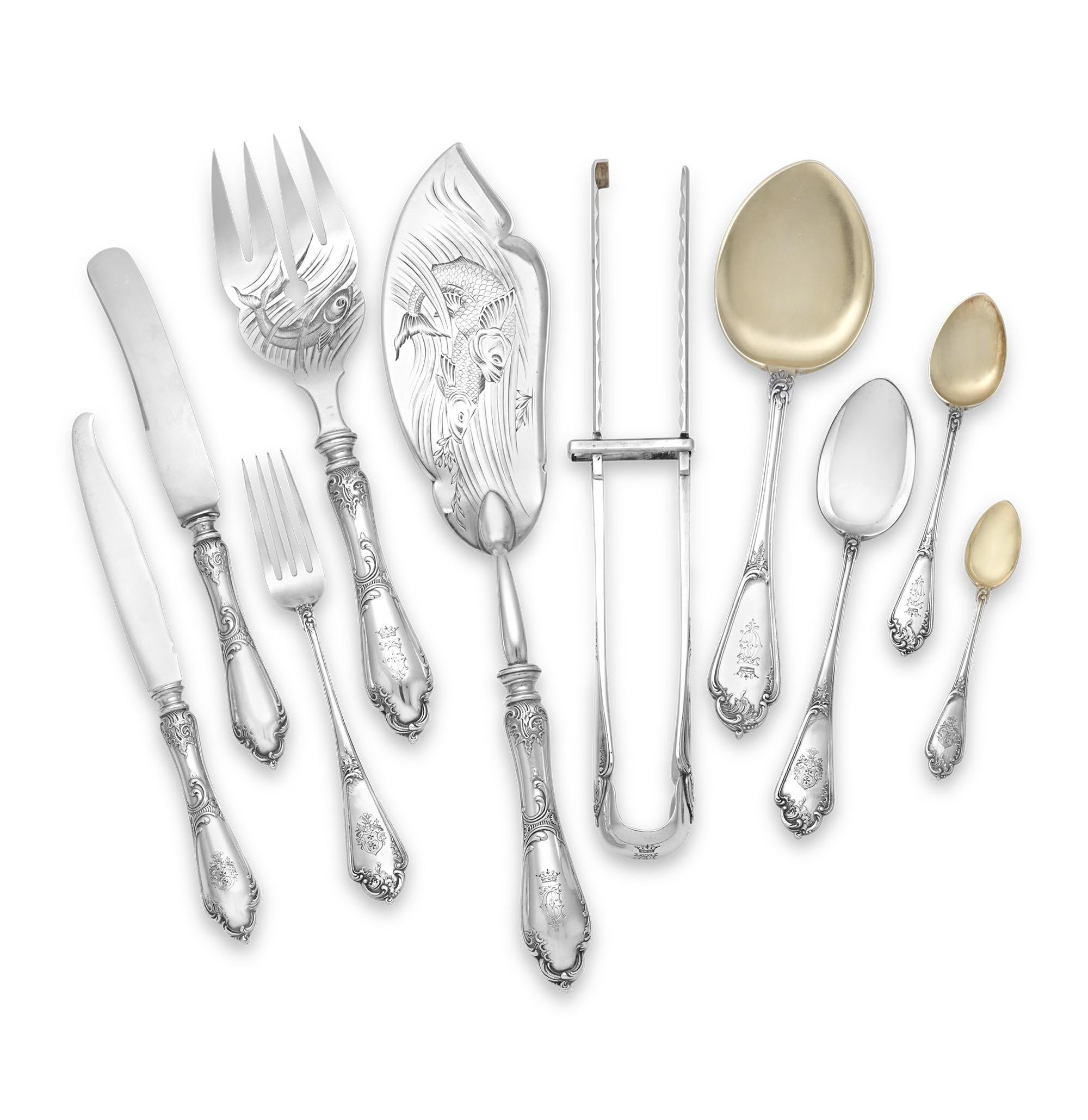 Servicio de Cubiertos de Plata Fabergé Silver en venta
