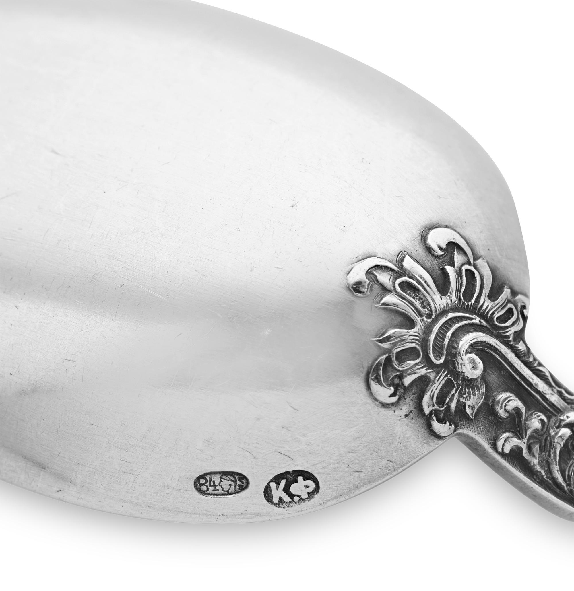 Servicio de Cubiertos de Plata Fabergé en venta 1