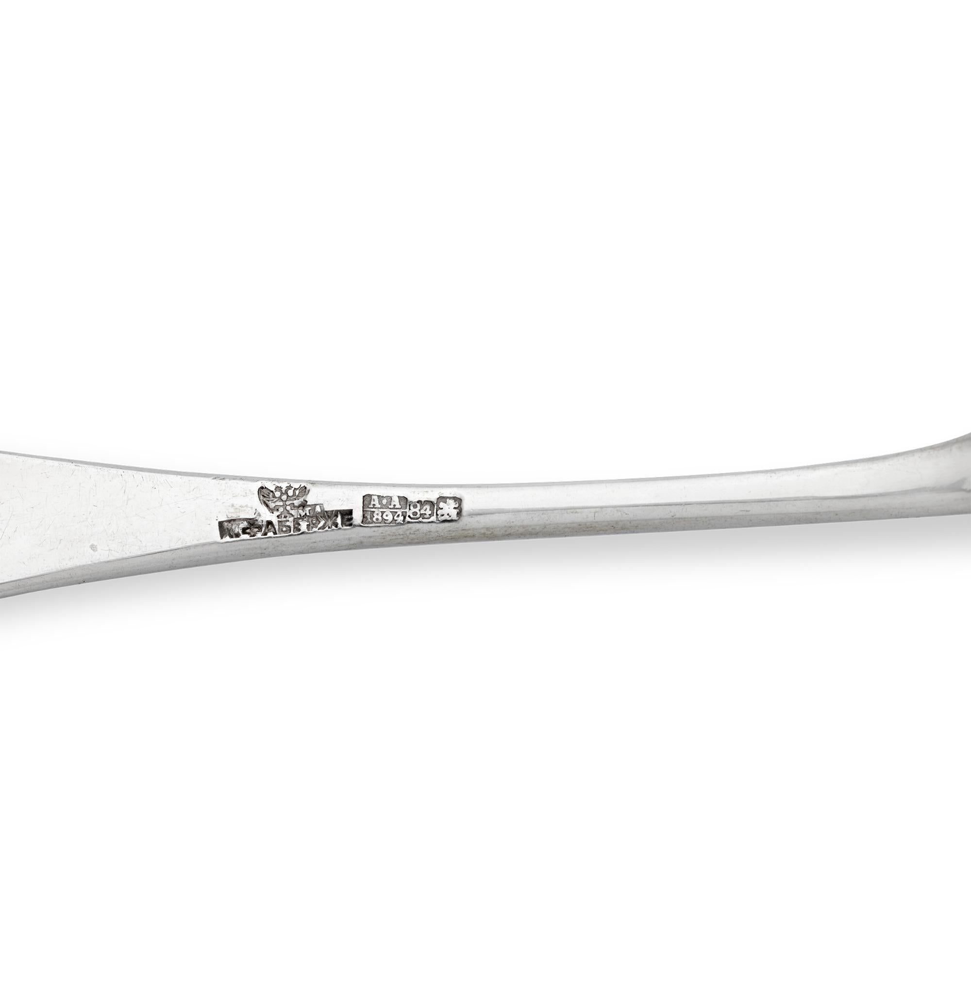 Fabergé Silber Service im Angebot 3