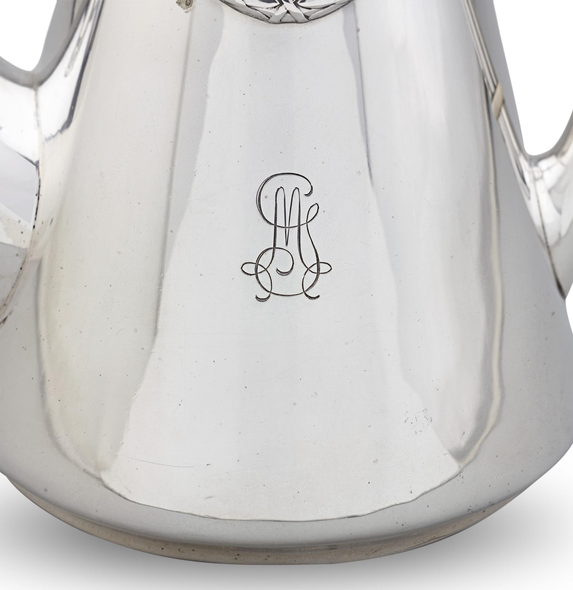 Fabergé Silver Tea, Coffee And Dessert Service In Excellent Condition In New Orleans, LA
