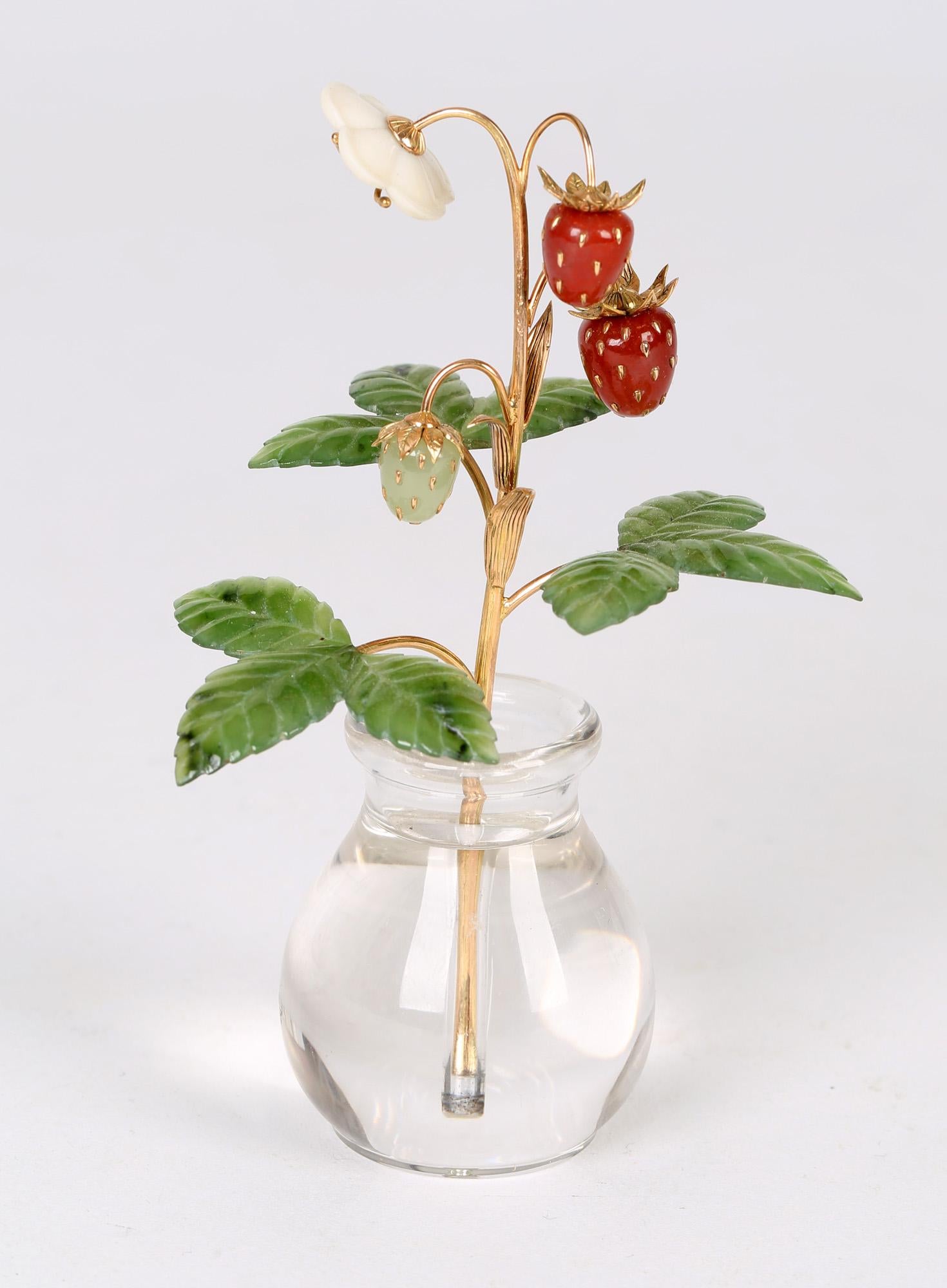 faberge flower vase