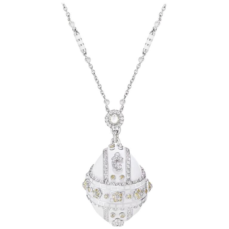 Fabergé Summer in Provence Diamond Pendant For Sale