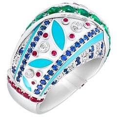 Fabergé Summer in Provence Geometric Ring, US Clients