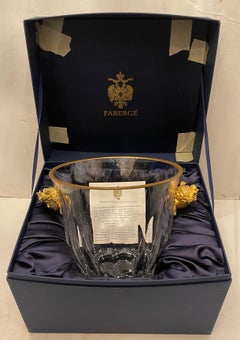 Faberge Tatianna crystal bronze-mounted Bacchus  champagne wine cooler