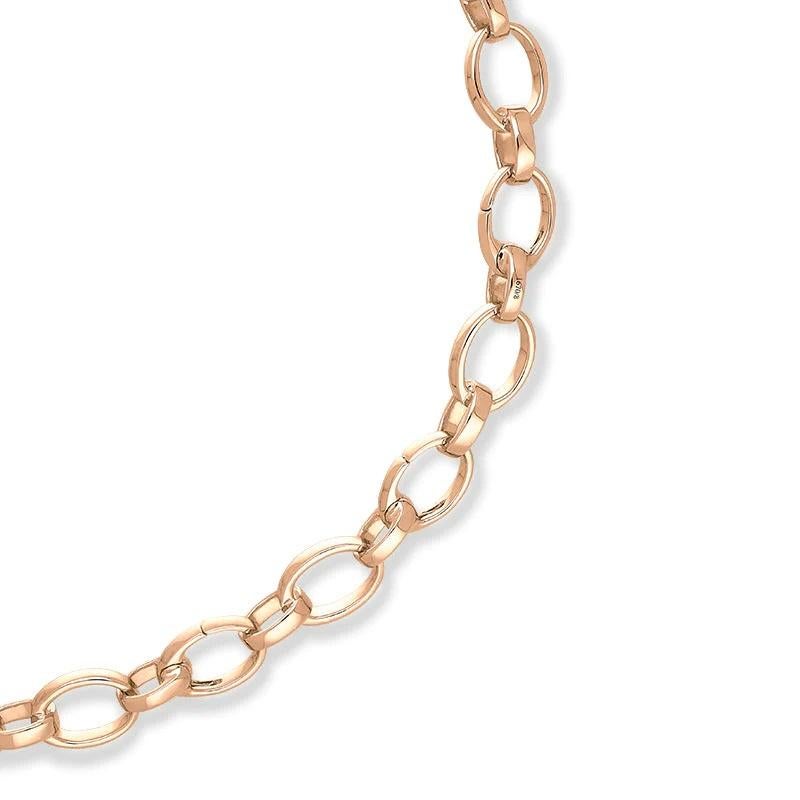 Fabergé Treillage 18ct Rose Gold Chain Bracelet for Charms 595BT1163

Crafted in 18 carat rose gold this chain bracelet features 7 charm loops that open and close, making it the perfect charm bracelet for the Faberge egg charms. Wear this bracelet