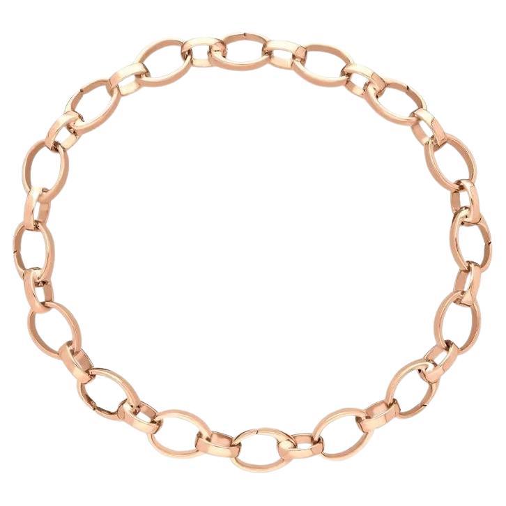 Fabergé Treillage 18 Carat Rose Gold Chain Bracelet for Charms 595BT1163