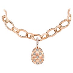 Fabergé Treillage Diamond Rose Gold Charm