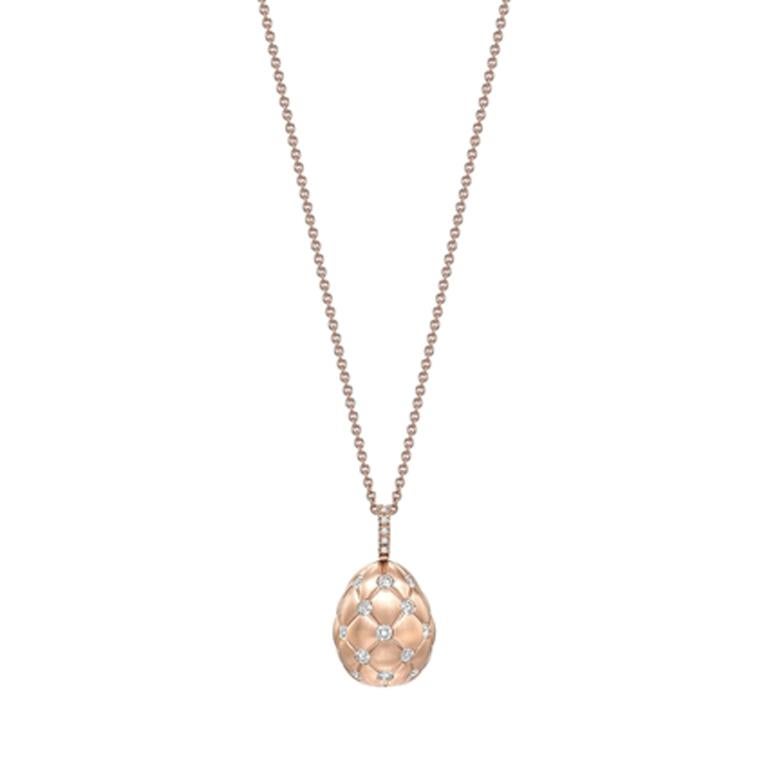The price and availability of this piece is for US clients only. Please inquire for pricing and availability in your region.

The Treillage Collection is inspired by the Diamond Trellis Egg, created by Fabergé in 1892. The evocative designs, with