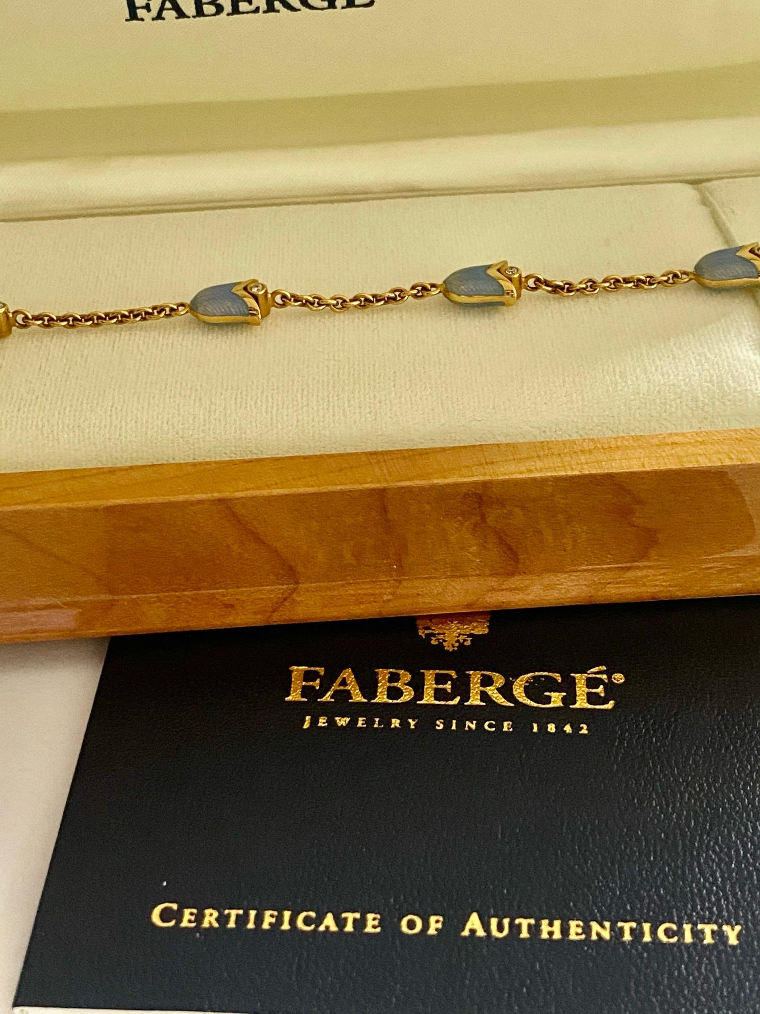 Fabergé, Victor Mayer, Armband, Lilie des Tales, Deutschland, 1995 im Angebot 1