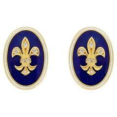 Gemelli Fabergé Victor Mayer con smalto e diamanti
