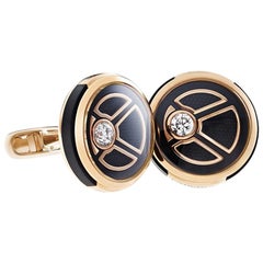 Fabergé Visionnaire Diamond Rose Gold Cufflinks, US Clients