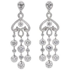 Fabergé White Damask Earrings