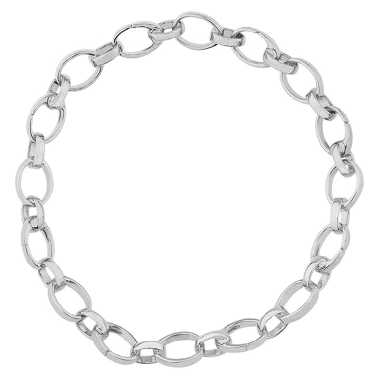 Fabergé White Gold Charm Bracelet For Sale at 1stDibs