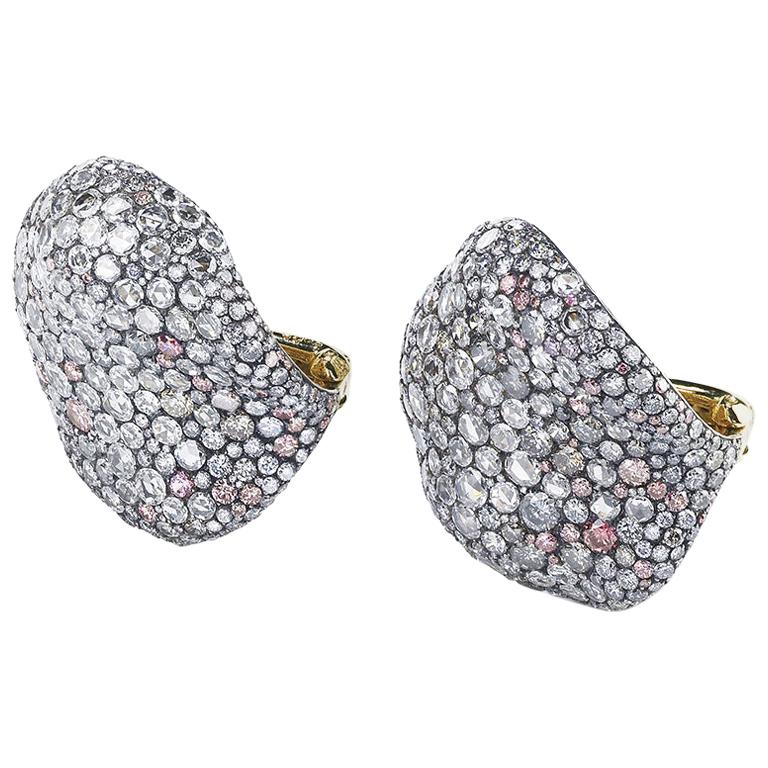 diamond encrusted earrings