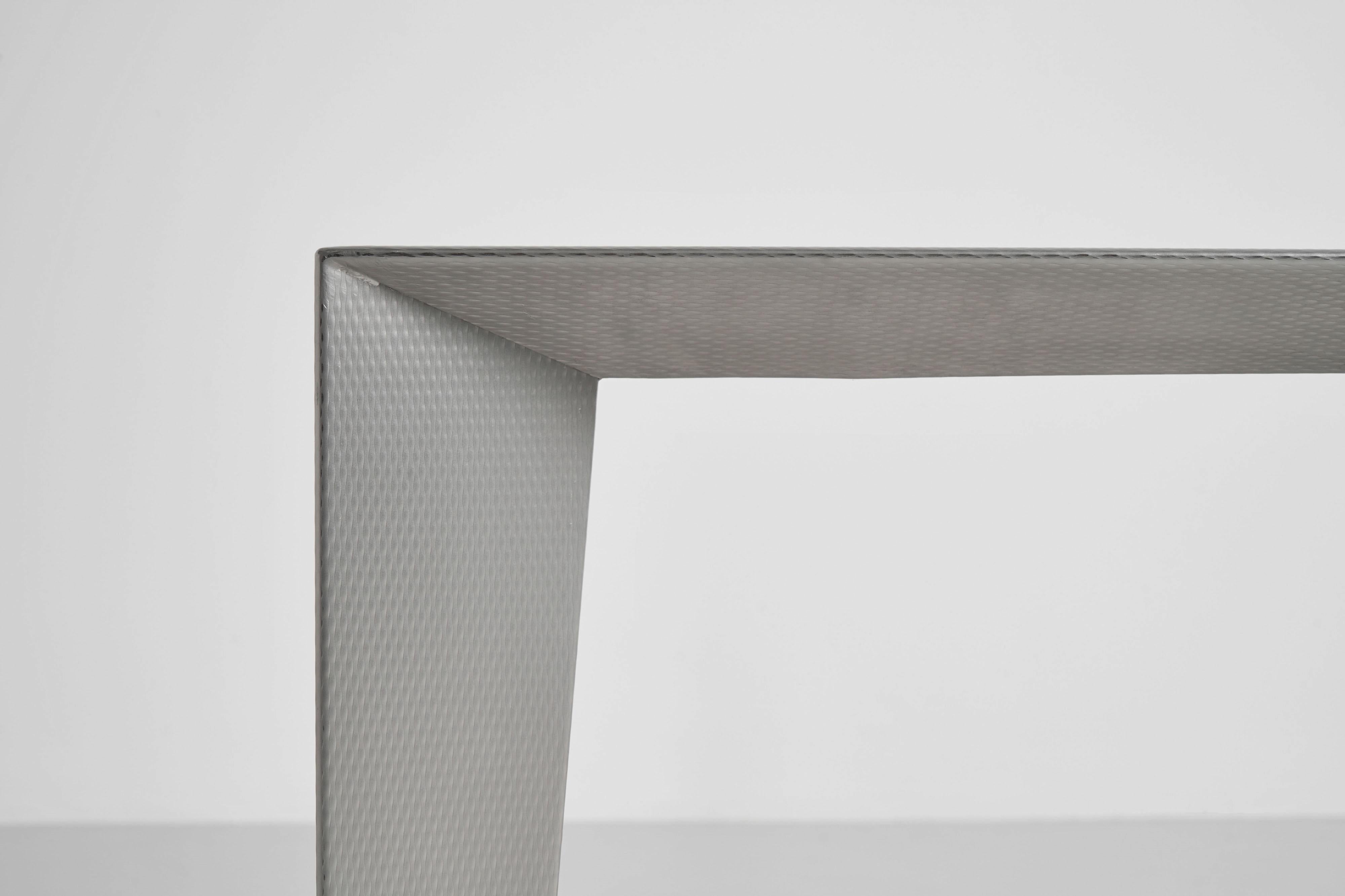 Fabiaan van Severen Fold Profile table Belgium 1995 In Good Condition In Roosendaal, Noord Brabant