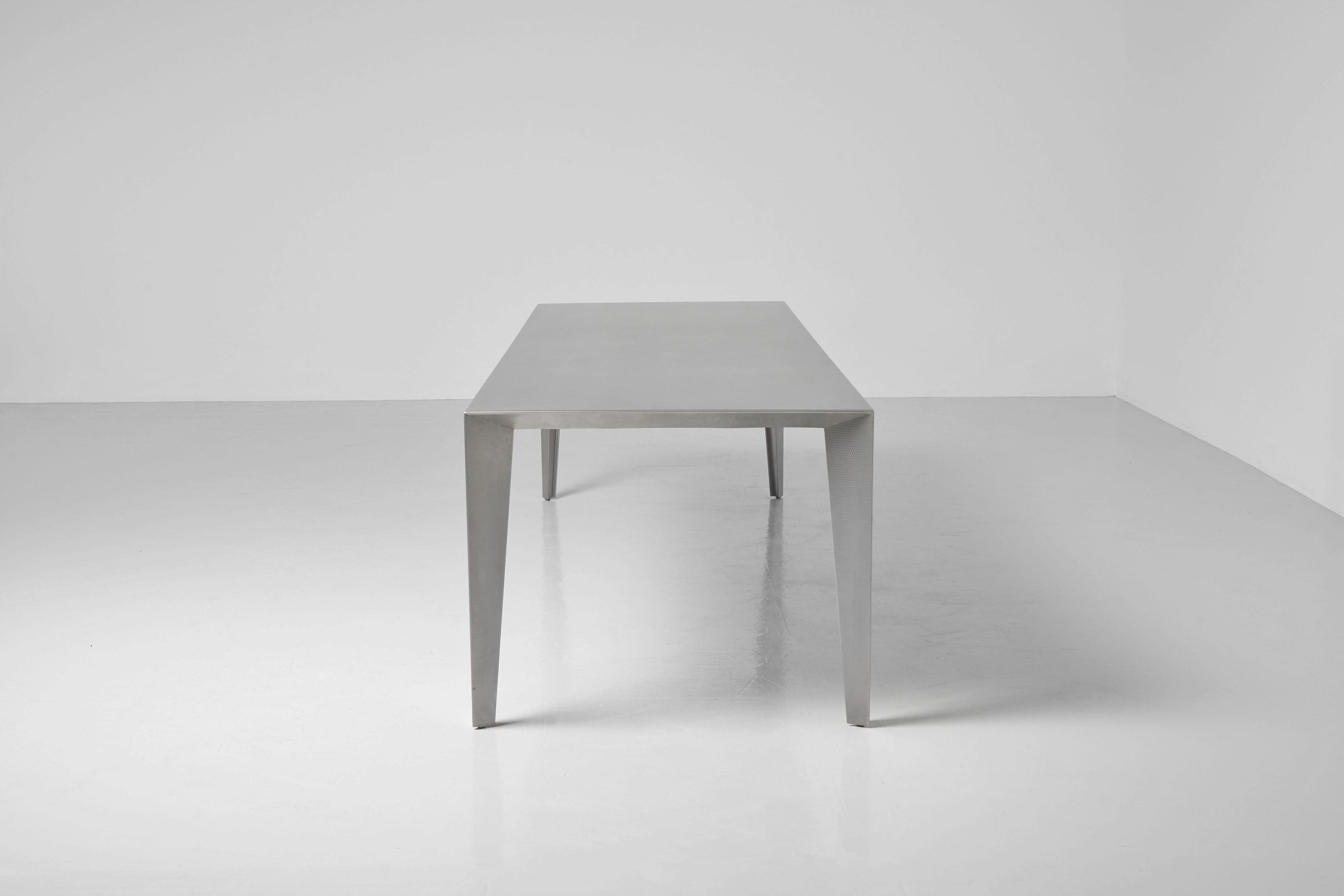 Late 20th Century Fabiaan van Severen Fold Profile table Belgium 1995