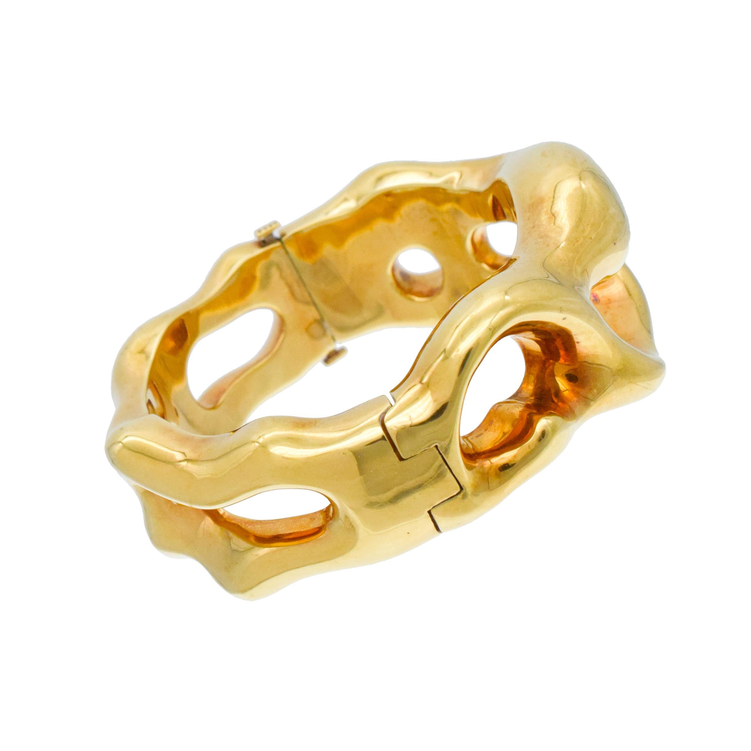 Collana, bracciale e orecchini Fabian in oro giallo 18k. in vendita 6