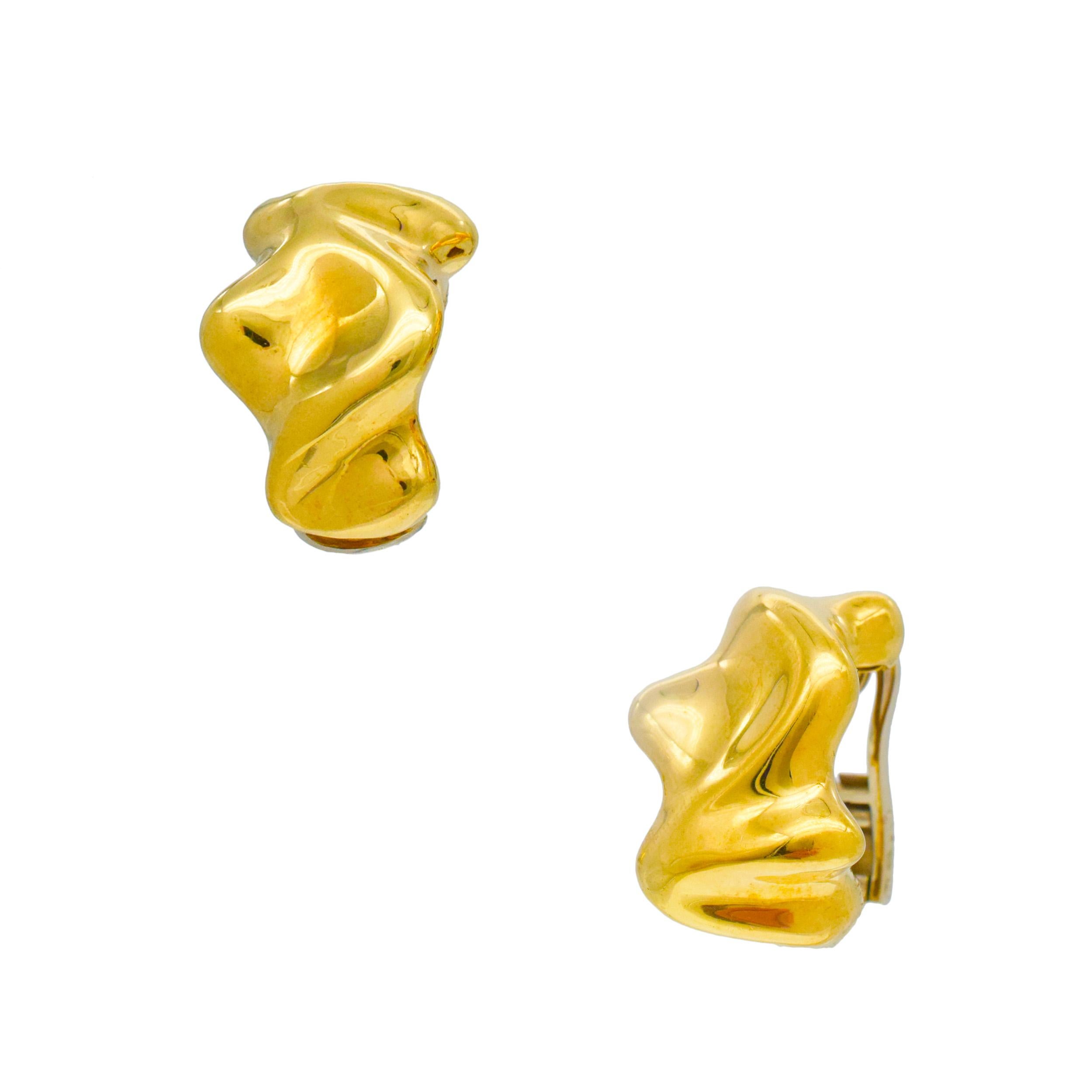 Collana, bracciale e orecchini Fabian in oro giallo 18k. in vendita 14