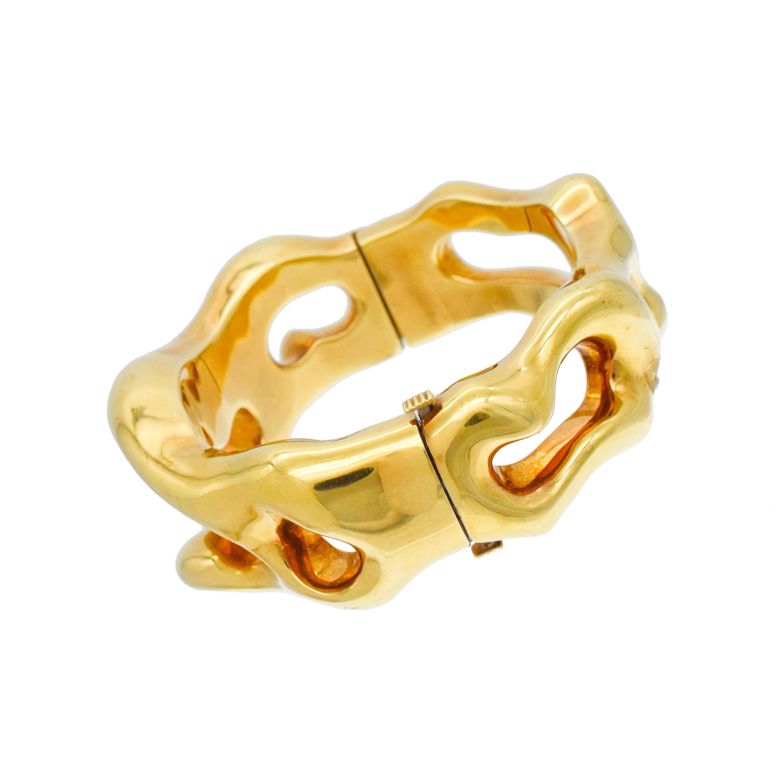 Collana, bracciale e orecchini Fabian in oro giallo 18k. in vendita 3