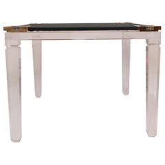 Fabian Art Acrylic Game Table, Italy 1980s
