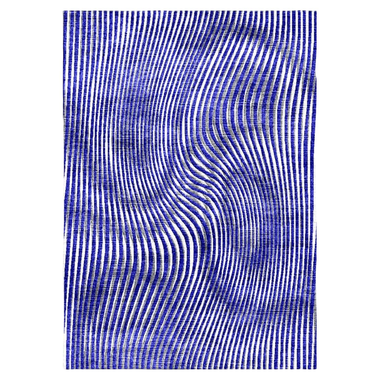 Fabian Burgos - Ltd. Ed. Artist Hand-knotted Bamboo Silk Rug 5.6
 x 8.15
