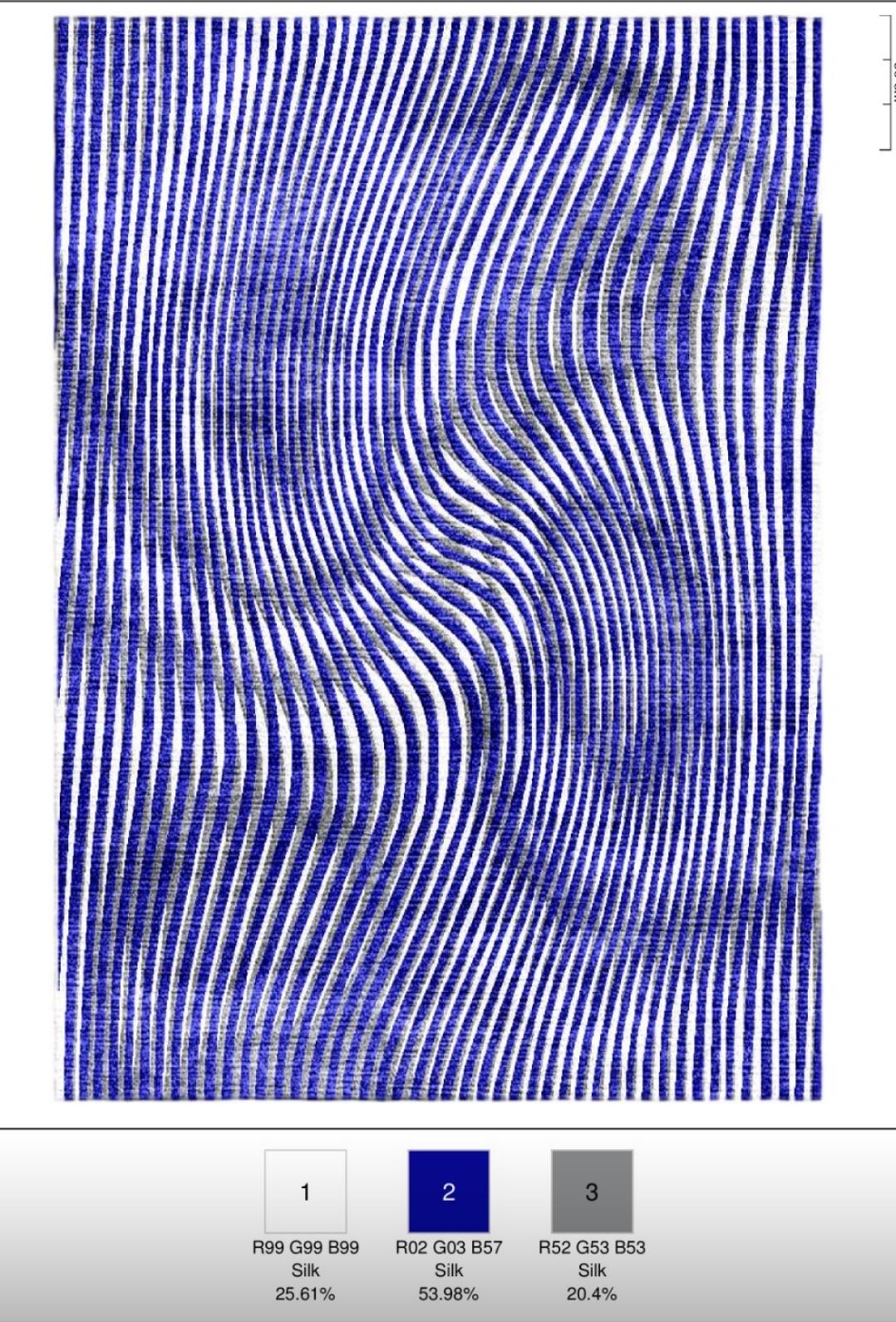 Nepalese Fabian Burgos - Ltd. Ed. Artist Hand-knotted Bamboo Silk Rug 7.55 ' x 9.85 ' in vendita