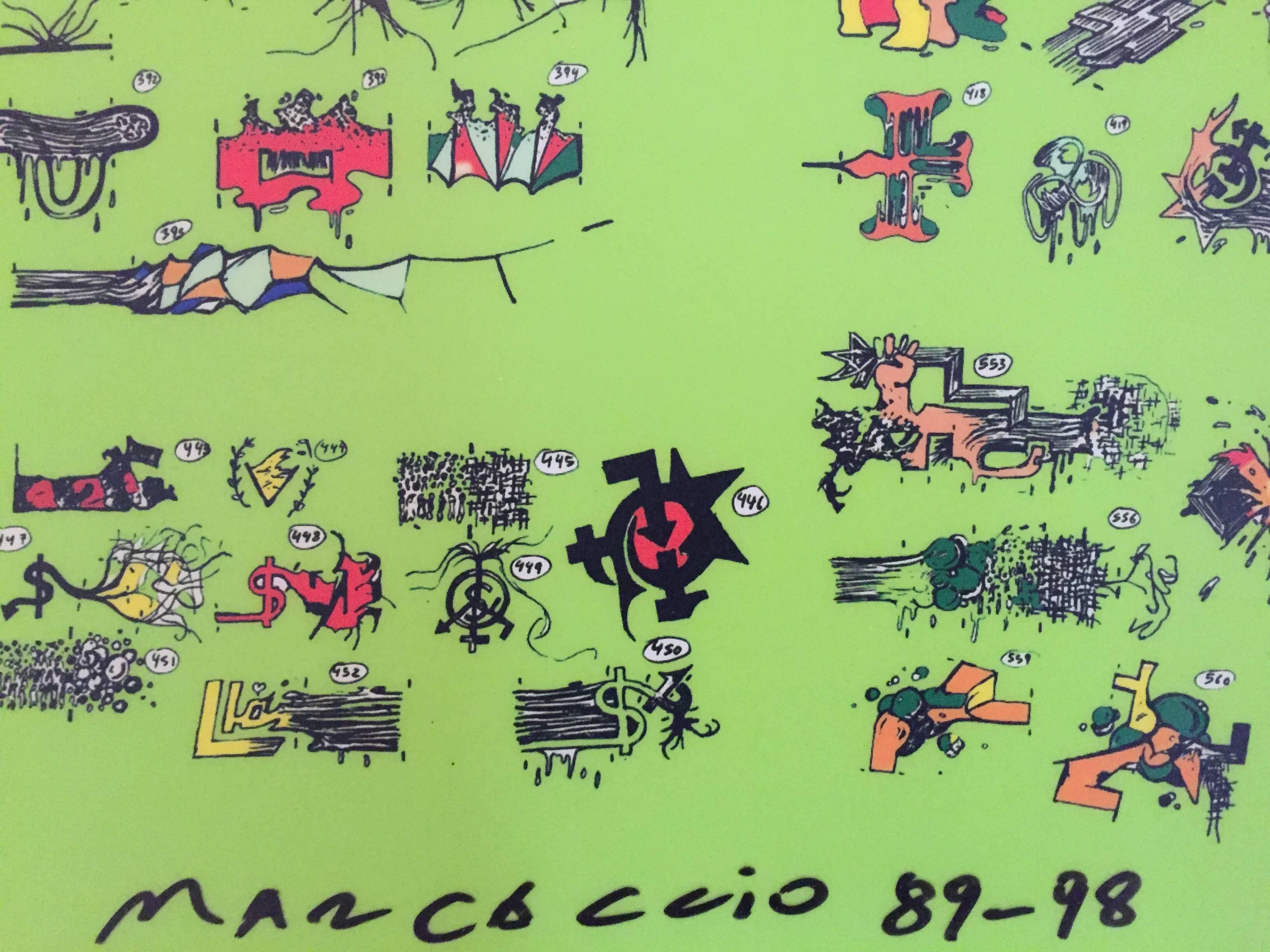 Argentine Italian Contemporary Ink jet print mounted on polystyrene For Sale 1