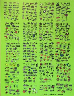 Vintage Argentine Italian Contemporary Ink jet print mounted on polystyrene