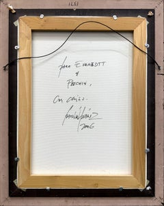 Bailarina con falda roja (giclée mejorado y firmado sobre lienzo)