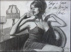 Fabian Perez ''Study for Saba at Las Brujas'', a limited edition print