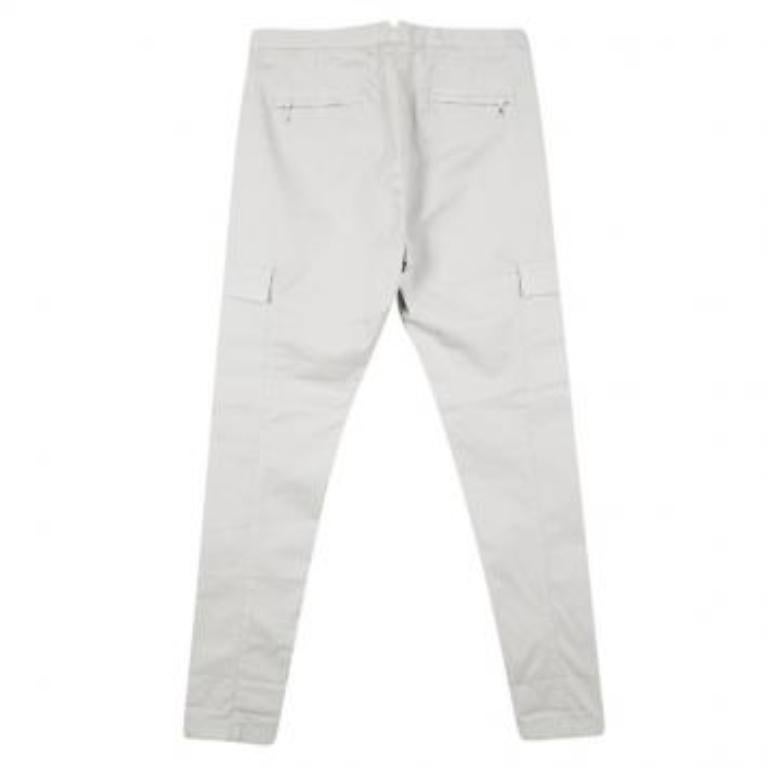 Fabiana Filippi Pantalón Cargo Beige con Bolsillo XXS en Bueno estado para la venta en Dubai, Al Qouz 2