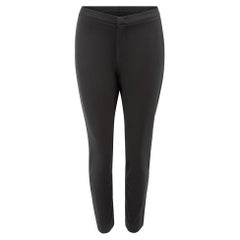 Fabiana Filippi Black Low Rise Skinny Leg Trousers Size M
