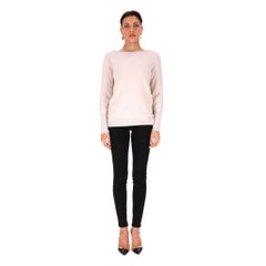 Fabiana Filippi Merino Wool, Silk & Cashmere Jumper With Leather Elbow Patches