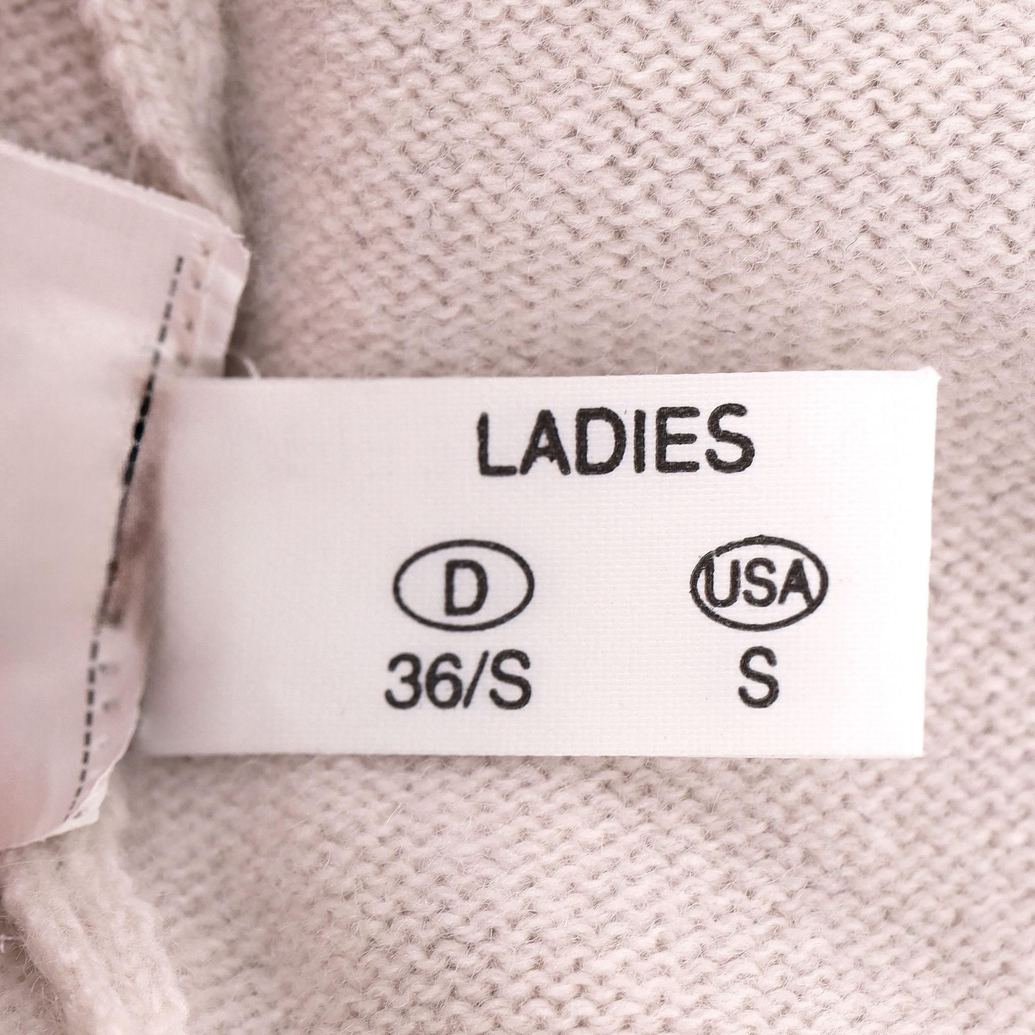 Fabiana Filippi Merino Wool, Silk & Cashmere Jumper With Leather Elbow Patches en vente 4