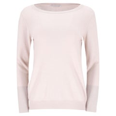 Fabiana Filippi Merino Wool, Silk 
Cashmere Jumper With Leather Elbow Patches