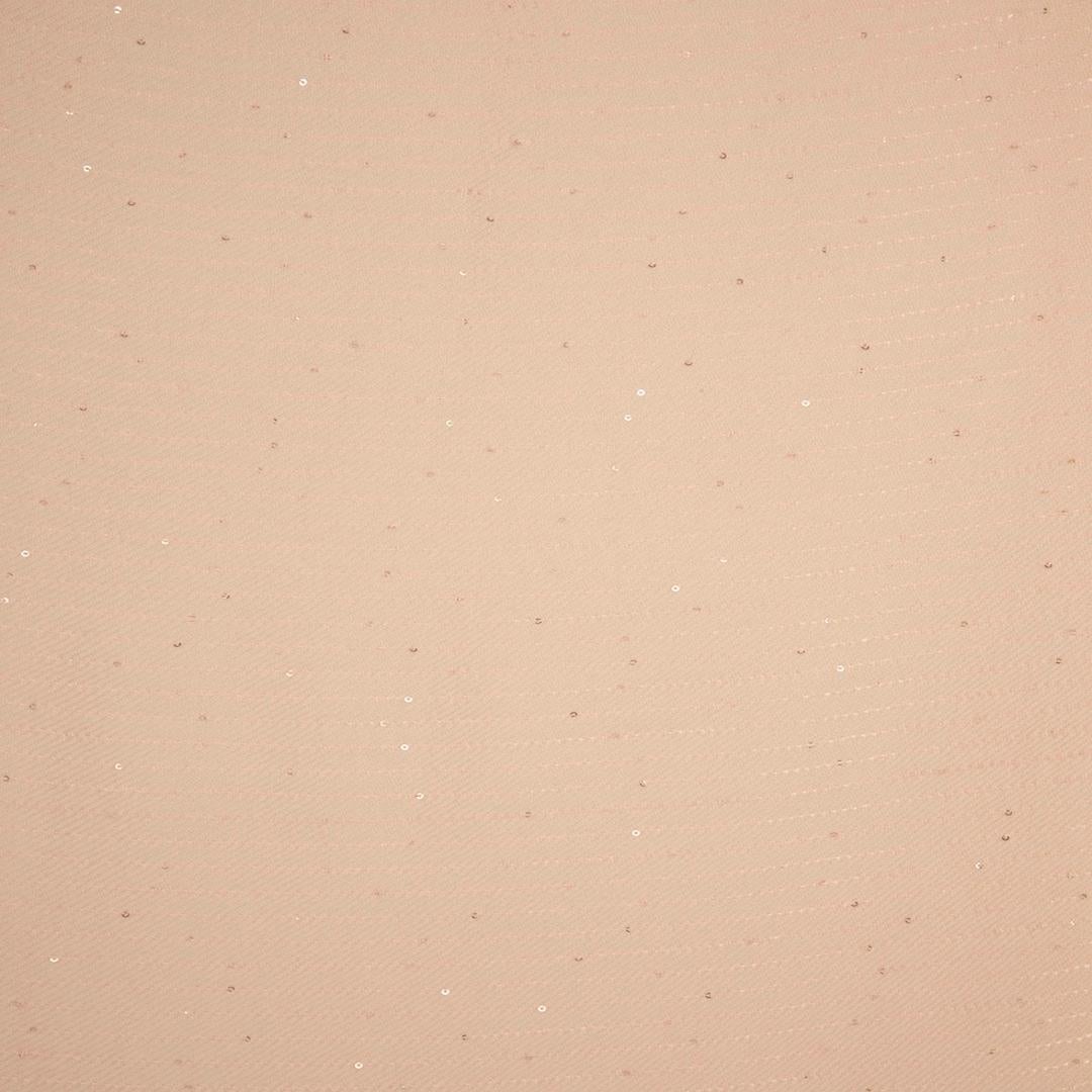 Beige Fabiana Filippi Pink Wool Sequin Embellished Scarf