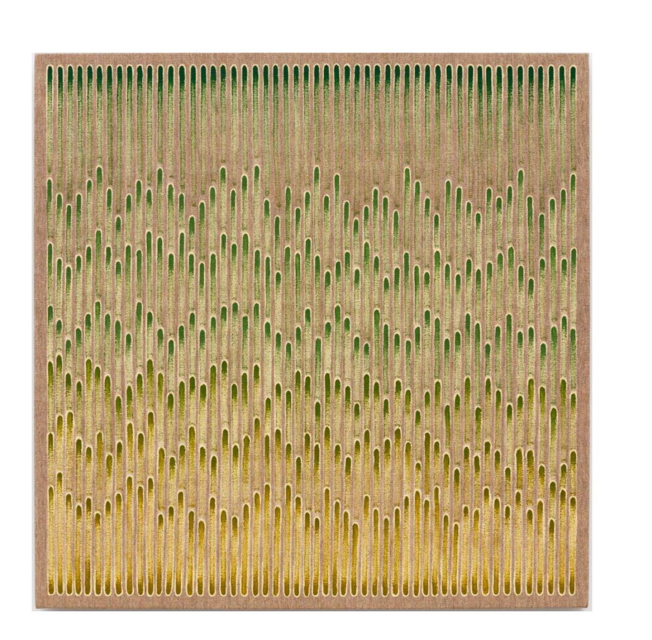 Chorinho verde e amarelo – Painting von Fabiana Preti