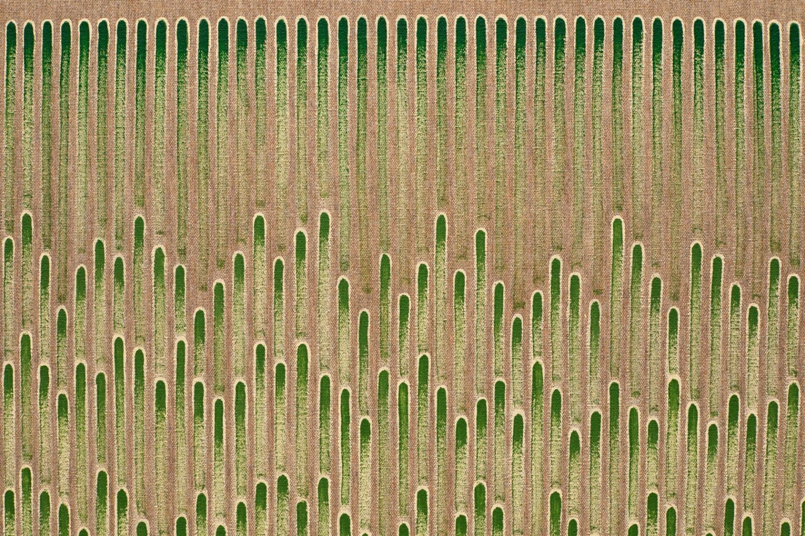 Chorinho verde e amarelo (Abstrakt), Painting, von Fabiana Preti