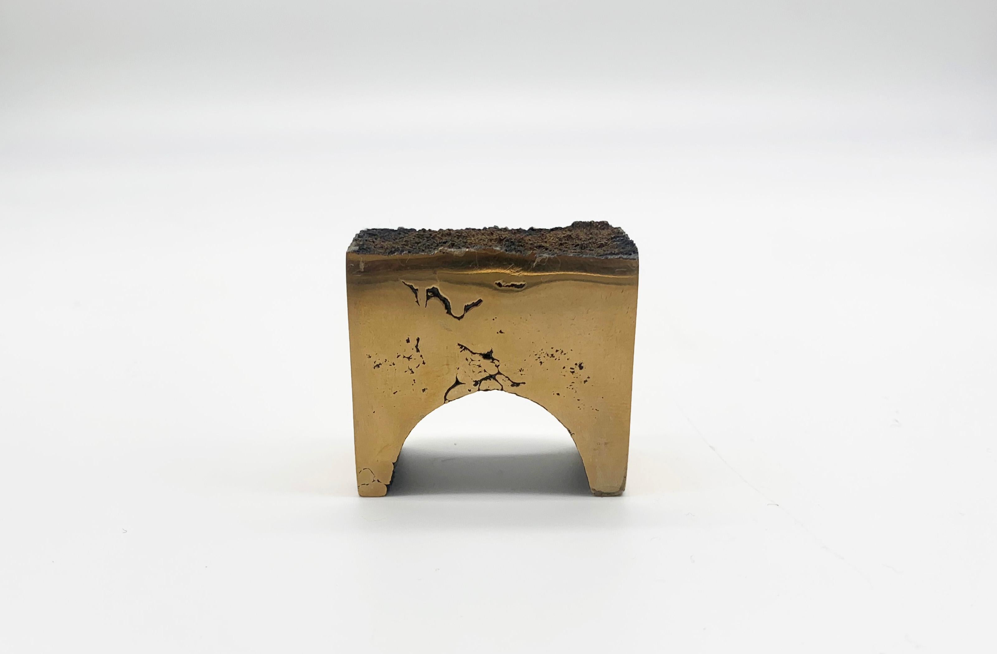 Modern Fabien Barrero Carsenat Arch Paperweights in Bronze For Sale