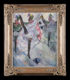 
The Can-Can Girls
. Signed F. Fabiano. Framed oil on canvas