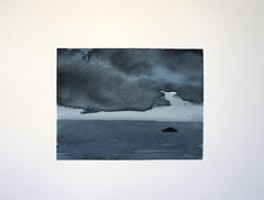 Ghost Ship - Seascape, Watercolor